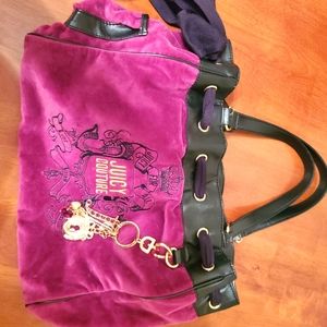 Juicy Couture Pre-owned Purple Velour Handbag